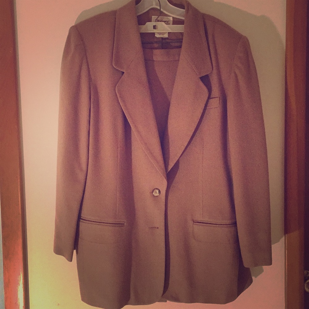 Vintage Worthington Wool fully lined brown blazer